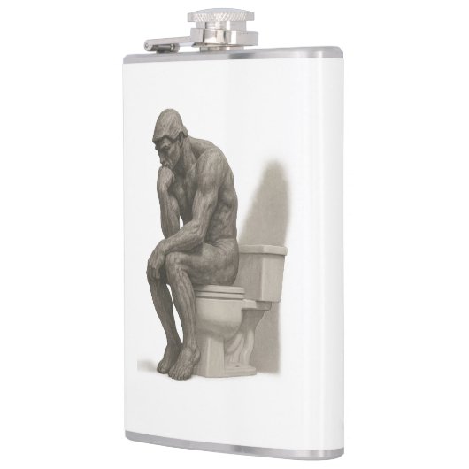 The Thinker on the Throne – Classical Charcoal Sty Heupfles (Links)