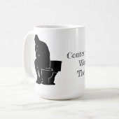 The Thinker on the Throne Koffiemok (Voorkant links)