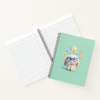 The Thinking Bunny Notitieboek: Je creatieve ruimt Notitieboek