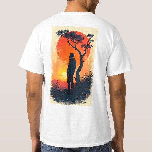 the thinking man t-shirt (Achterkant)