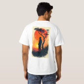 the thinking man t-shirt (Achterkant volledig)