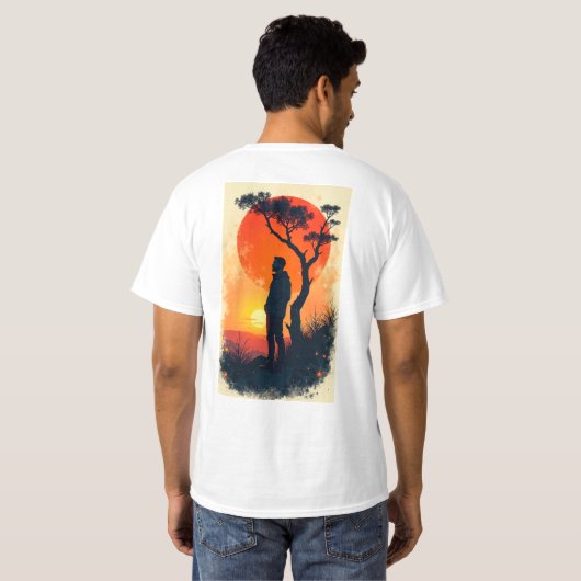 the thinking man t-shirt (Achterkant volledig)