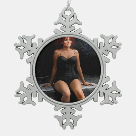 The Thinking Room snowflake ornament (Voorkant)