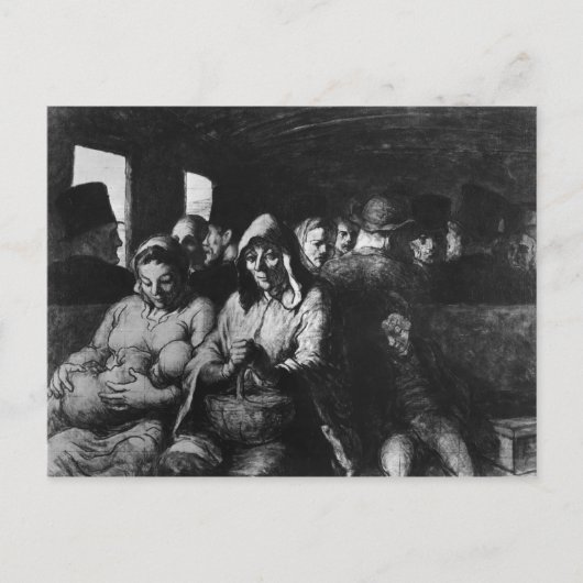 The Third Class Carriage, c.1862-64 Briefkaart (Voorkant)