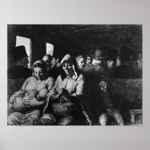 The Third Class Carriage, c.1862-64 Poster
