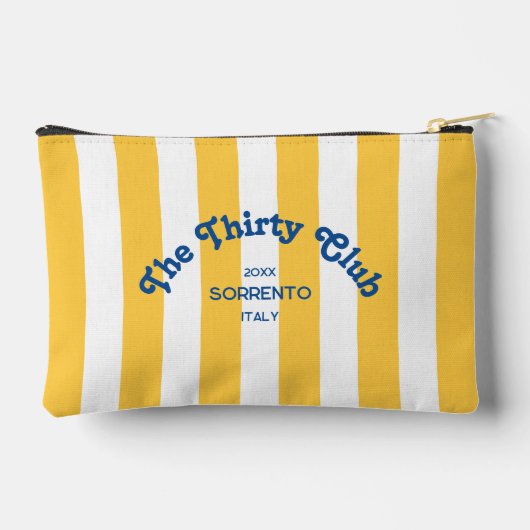 The Thirty Club Yellow Stripe 30th Birthday  Etui (Achterkant)