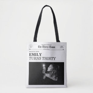 The Thirty Times Krant 30e Verjaardagsfeestje Tote Bag