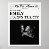 The Thirty Times Newspaper 30th Birthday Poster (Voorkant)
