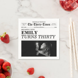The Thirty Times Newspaper 30th Birthday Servet