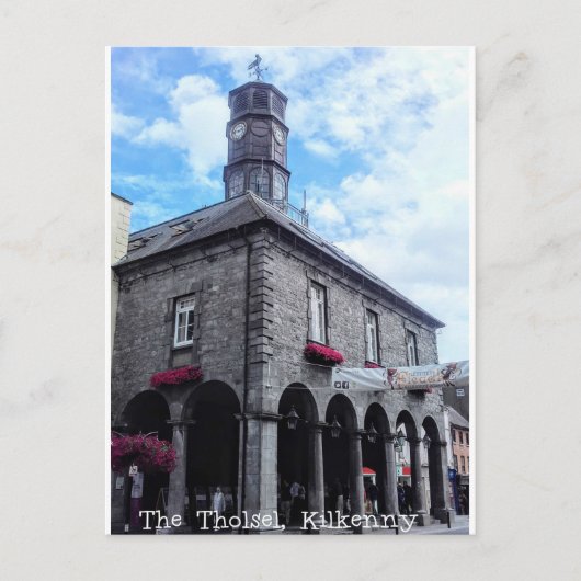 The Tholsel, Kilkenny, Ierland, Briefkaart (Voorkant)