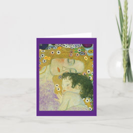 The Three Ages Woman, Gustav Klimt, Fine Art, Bedankkaart