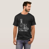 The Three Amigos Mexican Alcoholic Tequila Drinker T-shirt (Voorkant volledig)