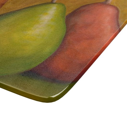 "The Three Amigos" Vibrant Pear Trio Snijplank (Hoek)