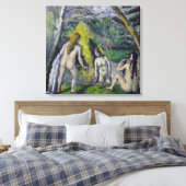 The Three Bathers, c.1879-82 Canvas Afdruk (Insitu (Slaapkamer))