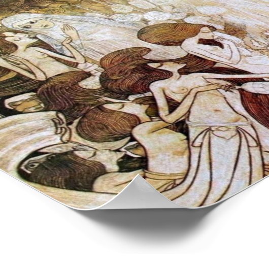 The Three Brides, Jan Toorop, 1893 Poster (Hoek)