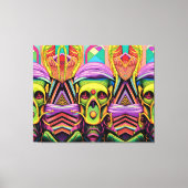 The Three Cyborg Problem Canvas Afdruk (Voorkant)