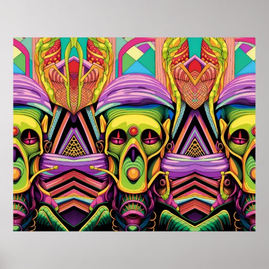 The Three Cyborg Problem Poster (Voorkant)