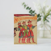 The Three Magi, detail van de Nativiteit Briefkaart (Staand voorkant)