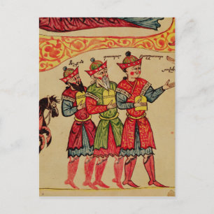 The Three Magi, detail van de Nativiteit Briefkaart