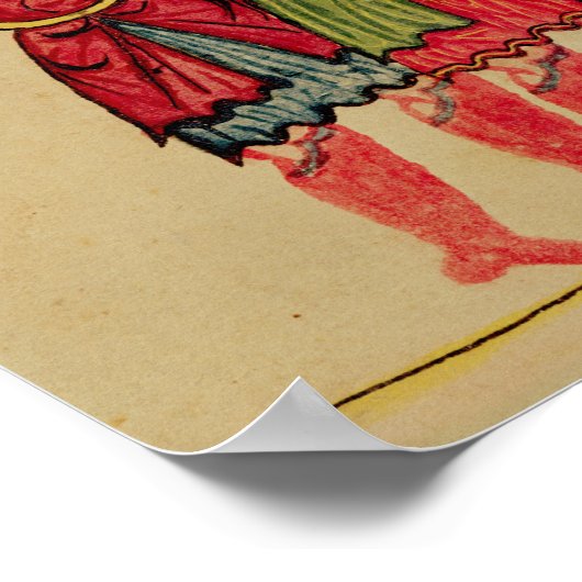 The Three Magi, detail van de Nativiteit Poster (Hoek)