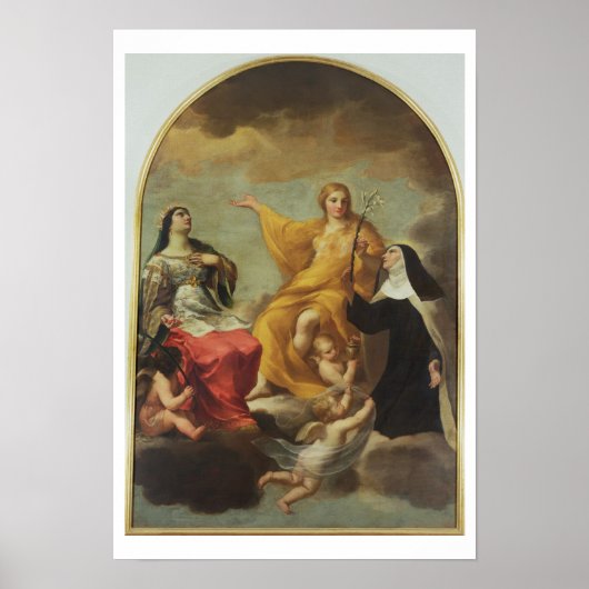 The Three Marys, 1633 (olie op canvas) Poster (Voorkant)