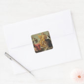 The Three Marys, 1633 (olie op canvas) Vierkante Sticker (Envelop)
