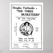 The Three Musketeers 1922  film and poster (Voorkant)