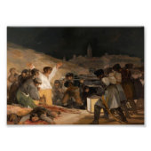 The Three of May by Francisco de Goya Foto Afdruk (Voorkant)