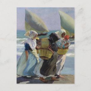 The Three Sails - Joaquin Sorolla Briefkaart