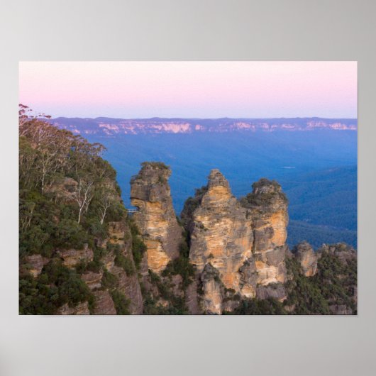 The Three Sisters, Blue Mountains, New South Wales Poster (Voorkant)