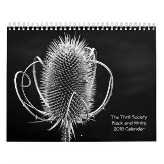 The Thrill Society 2018 Black and White Calendar Kalender