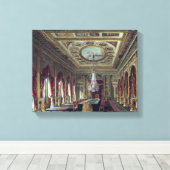 The Throne Room, Carlton House, uit 'The History' Canvas Afdruk (Insitu (Houten vloer))