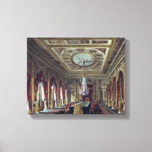 The Throne Room, Carlton House, uit 'The History' Canvas Afdruk