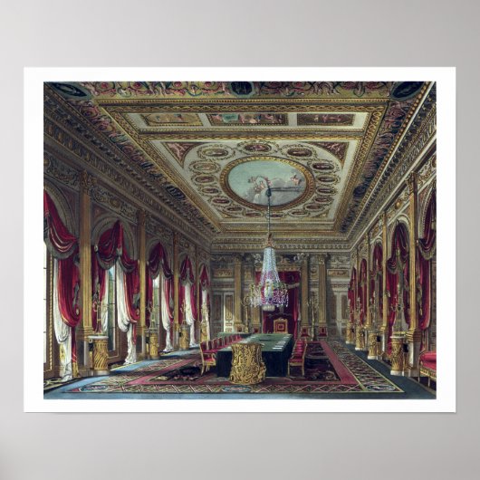 The Throne Room, Carlton House, uit 'The History' Poster (Voorkant)