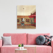The Throne Room, Hampton Court Canvas Afdruk (Insitu (Woonkamer))