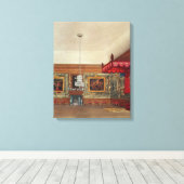 The Throne Room, Hampton Court Canvas Afdruk (Insitu (Houten vloer))