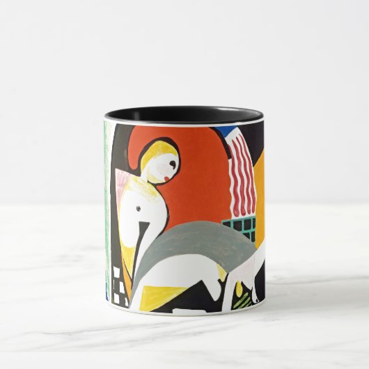 The Thundershower Modern Art Mug Mok (Midden)