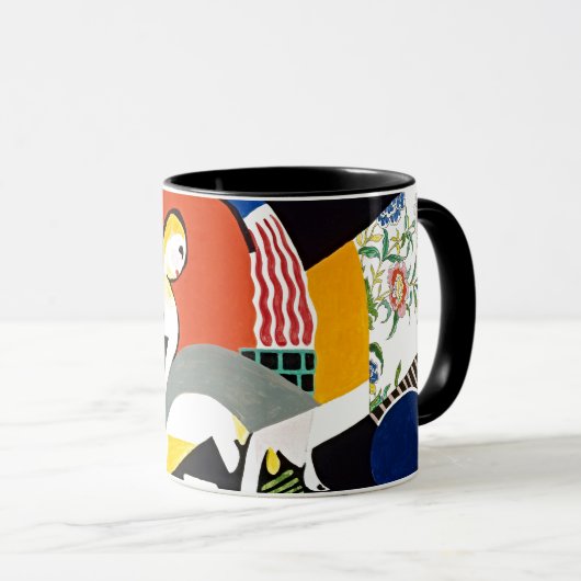 The Thundershower Modern Art Mug Mok (Voorkant rechts)