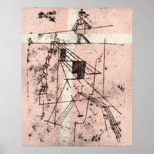 The Tight Rope Walker (Seiltänzer) (1923) door Pau Poster