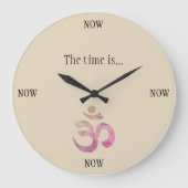 The Time is Now Clock Grote Klok (Voorkant)