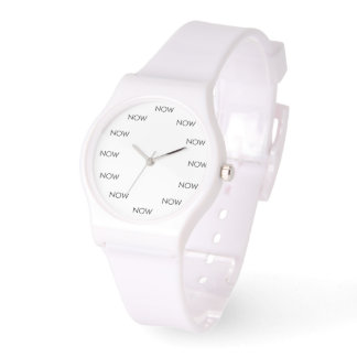 The Time Is NOW Watch – Present Moment Reminder Horloge