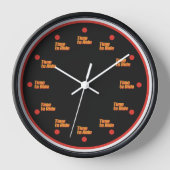 The time to ride Clock (Voorkant)