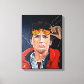 The Time Traveller Painting by Alfred Fox Canvas Afdruk (Voorkant)