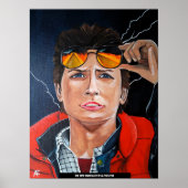 The Time Traveller Painting by Alfred Fox Poster (Voorkant)