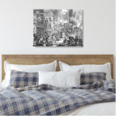 The Times, Bord I, 1762 Canvas Afdruk (Insitu (Slaapkamer))