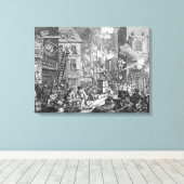 The Times, Bord I, 1762 Canvas Afdruk (Insitu (Houten vloer))