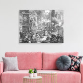 The Times, Bord I, 1762 Canvas Afdruk (Insitu (Woonkamer))