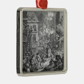 The Times, Bord I, 1762 Metalen Ornament (Rechts)