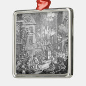 The Times, Bord I, 1762 Metalen Ornament (Links)