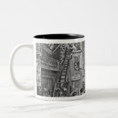 The Times, Bord I, 1762 Tweekleurige Koffiemok (Links)